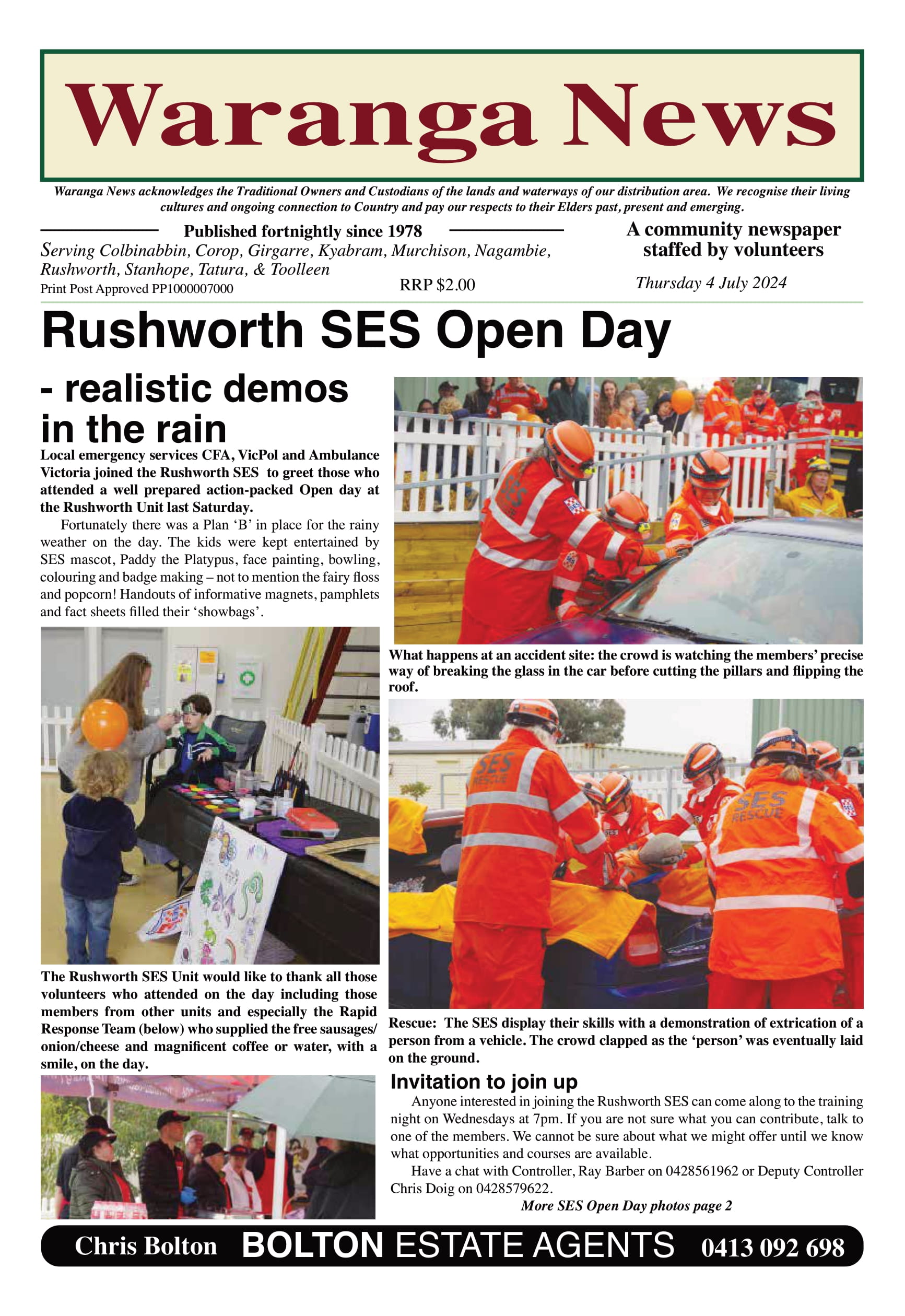 Rushworth SES Open Day